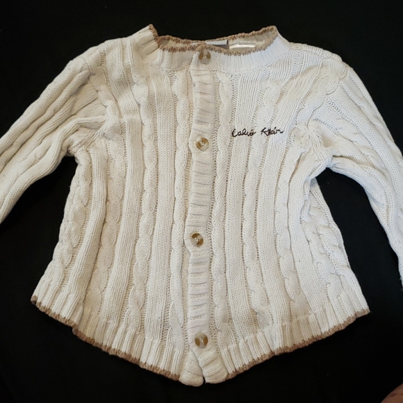 Calvin Klein Other - Calvin Klein Cable Knit Cardigan, 3-6 mo